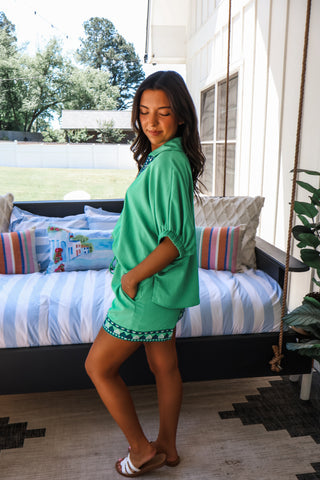 Paradise Cove Short Set • Green