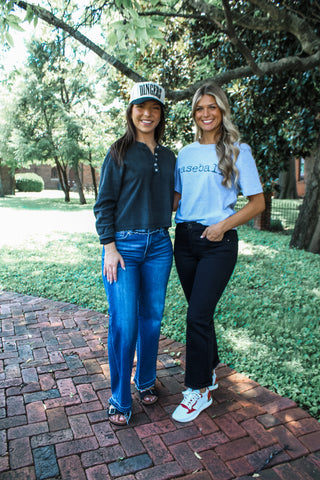 Simply Baseball Graphic Tee • Heather Grey