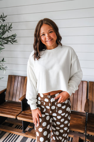Brisk Days Pullover • Ivory