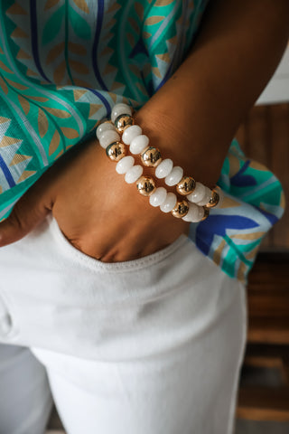 Candy Beads Bracelet • White