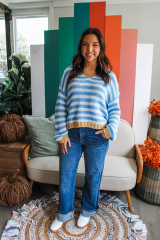 Fun Favorite Striped Sweater • Blue