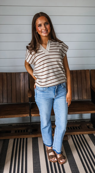Fall Favorite • Brown Stripe