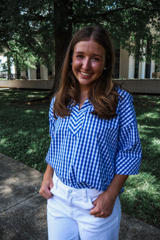 Picnic Perfect • Blue Gingham