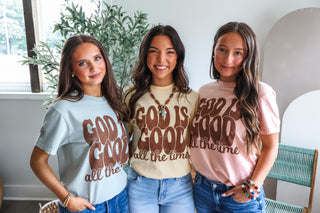 God Is Good All The Time Graphic Tee • Butter Yellow