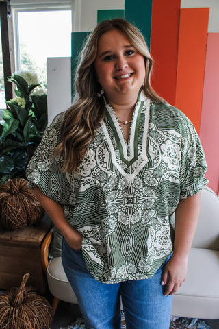 Perfect Fall Escape • Olive - PLUS - FINAL SALE