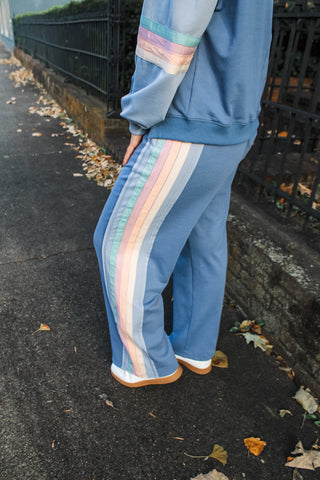 Most Wonderful Time Pant Set • Denim Blue