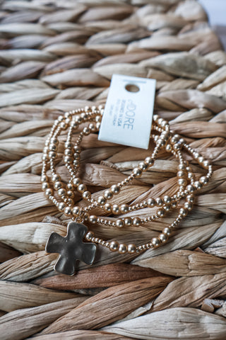 Everyday Blessings Bracelet • Matte Gold