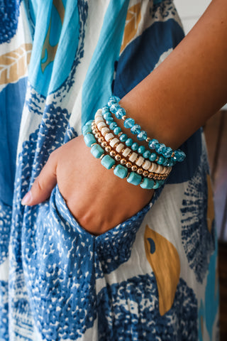 Joyful Blessings Bracelet • Turquoise