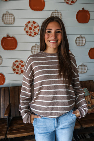 Cider Season Stripes • Mocha