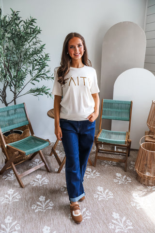 A Simple Faith Graphic Tee • Cream