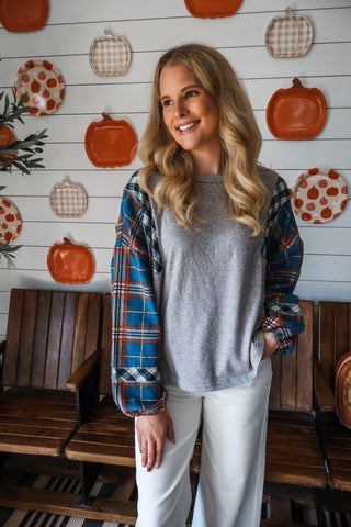 Playful In Plaid • Grey Multi