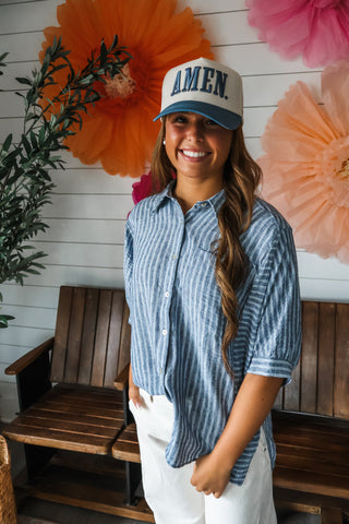 Amen Embroidered Trucker Hat