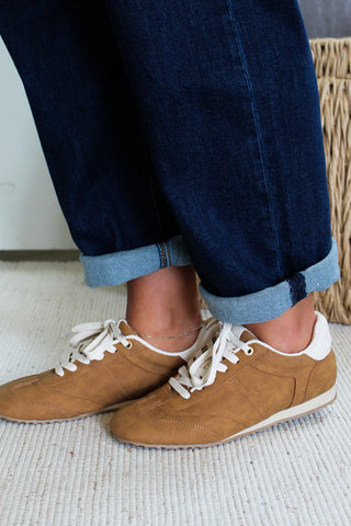 Callum Cutout Sneaker • Tan
