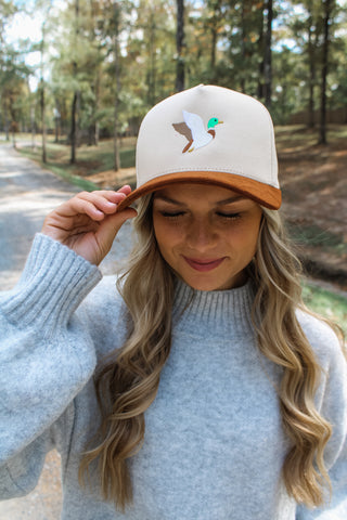 Heading South Trucker Hat • Beige/Cinnamon