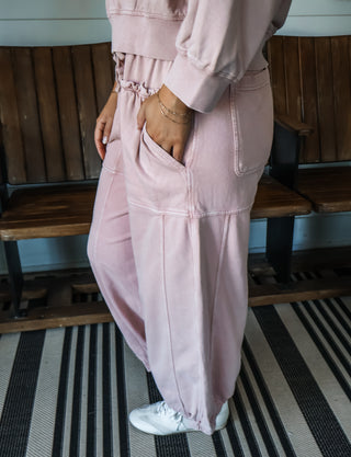 Sunday Studio Pant Set • Blush