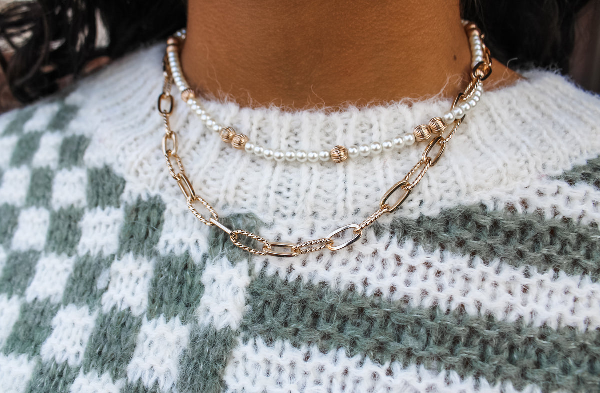 Merriest Memories Layered Necklace • Gold