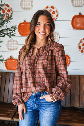Apple Picking Plaid • Brown Mix