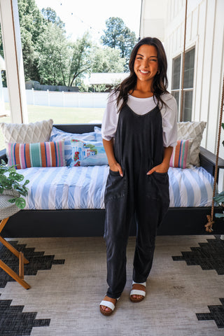 Endless Summer Jumpsuit • Washed Black