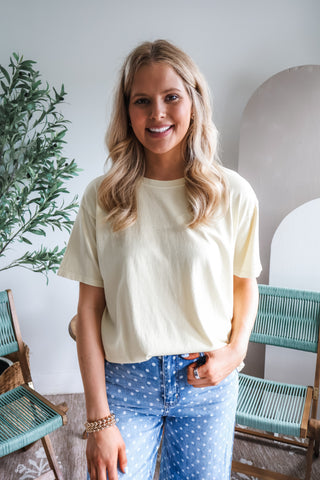 Cool Essential Tee • Yellow