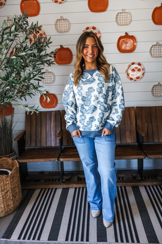 In Full Bloom • Blue Floral