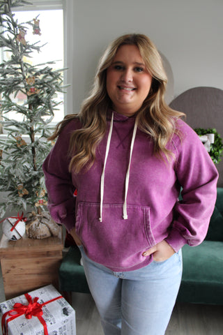 Sugar Plum Mineral Hoodie • Purple - PLUS