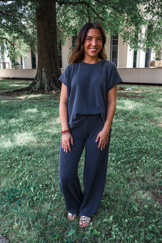 Daily Downtime Pant Set • Washed Black