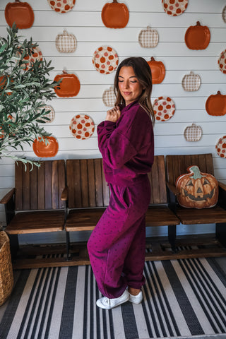 Starry Skies Pant Set • BlackBerry