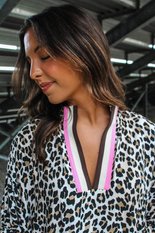 Summer Safari Pocket Dress • Leopard