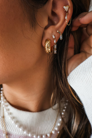 Now & Forever Hoop Earrings • Gold