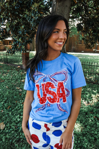 Freedom Fest USA Graphic Tee • Heather Blue