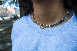 Linked Up Toggle Necklace • Metal Mix