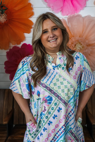Brighter Days Pocket Dress • Multi - PLUS