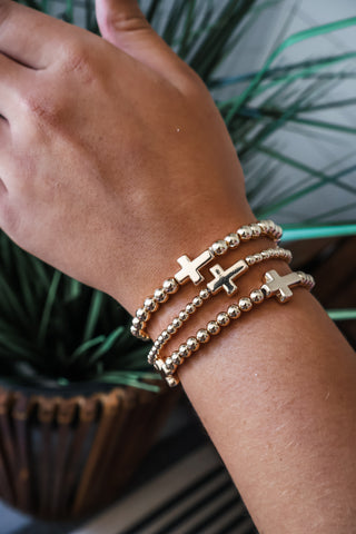 Forever Faithful Bracelet • Gold