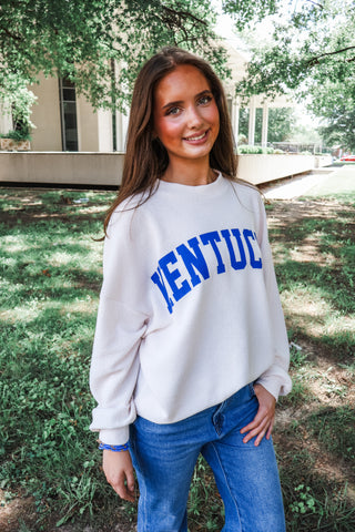 Kentucky Oversized Pullover • Cream