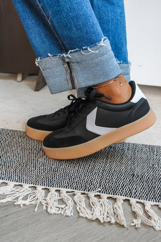 Next Level Low Top Sneakers • Black/White