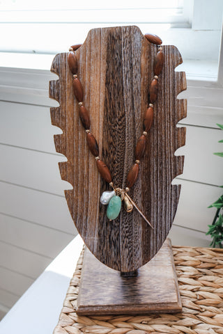 Western Wonder Statement Necklace • Brown Multi