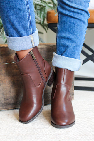 Adelaide Ankle Boot • Dark Brown