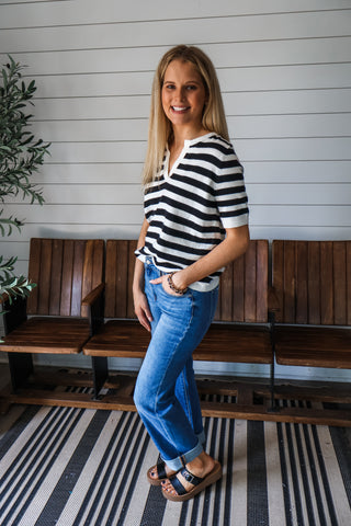 A Casual Classic • Black Stripe