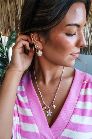 Sand Dollar Shores Earrings • Gold
