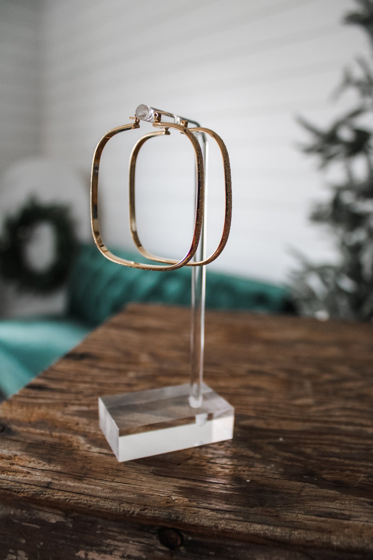 Shine Bright Hoop Earrings • Gold