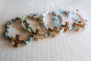 Off The Beaten Path Bracelet • Iced Pink