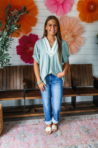 Lovely In Linen • Sage