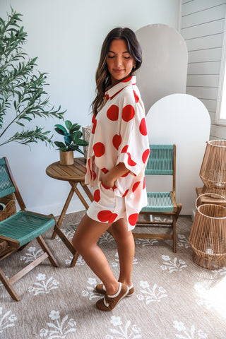 Take The Spotlight Short Set • Tomato Dot