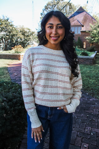 Hazel Speckled Sweater • Cream