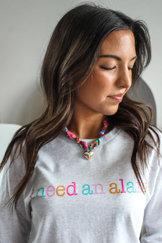 I Need An Alani Graphic Tee • Ash Grey