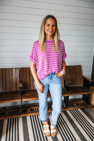 Color Crush Stripes • Purple