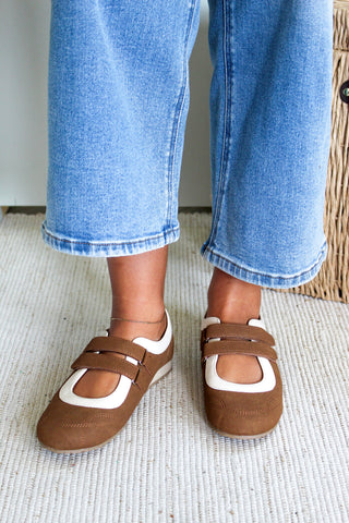 Harlow Sporty Flat • Cognac
