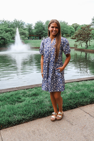 Take A Moment • Blue Floral