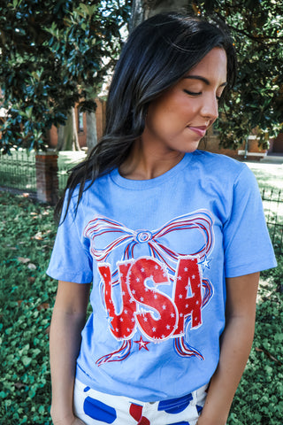 Freedom Fest USA Graphic Tee • Heather Blue