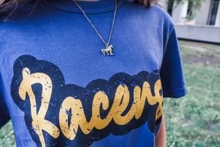 Running The Race Necklace • Gold
